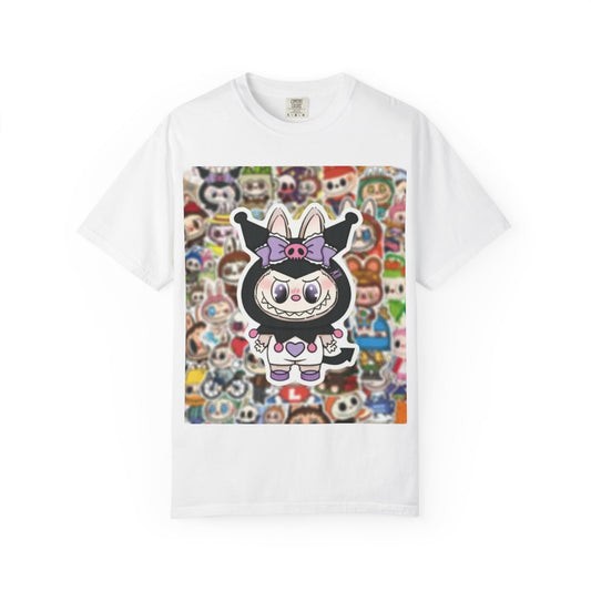 Cute Cartoon Character T-Shirt, Fun Graphic Tee for Kids & Adults, Perfect Gift for Birthdays & Holidays, Casual Wear, Trendy Fashion