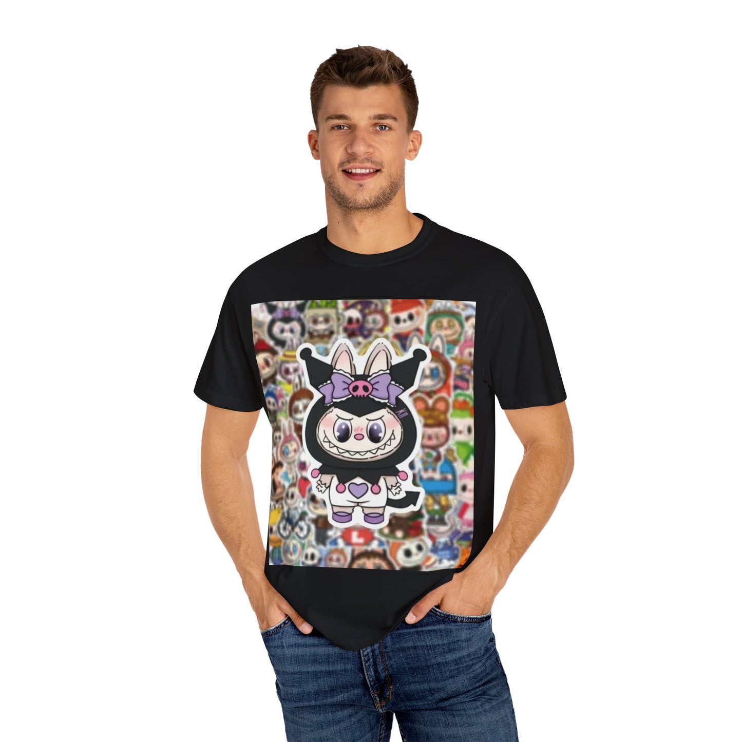 Cute Cartoon Character T-Shirt, Fun Graphic Tee for Kids & Adults, Perfect Gift for Birthdays & Holidays, Casual Wear, Trendy Fashion