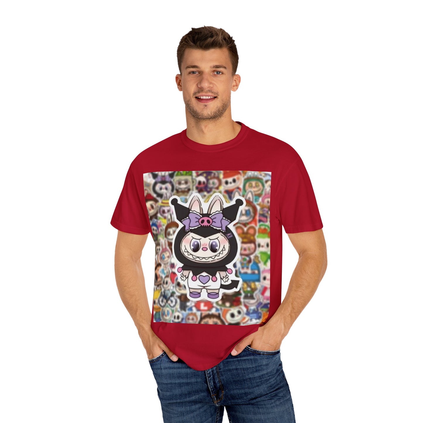 Cute Cartoon Character T-Shirt, Fun Graphic Tee for Kids & Adults, Perfect Gift for Birthdays & Holidays, Casual Wear, Trendy Fashion