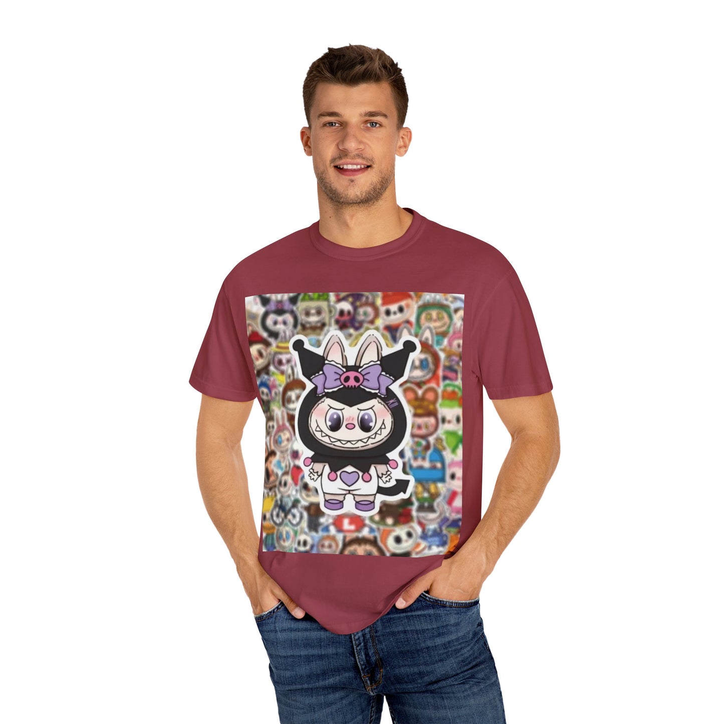 Cute Cartoon Character T-Shirt, Fun Graphic Tee for Kids & Adults, Perfect Gift for Birthdays & Holidays, Casual Wear, Trendy Fashion