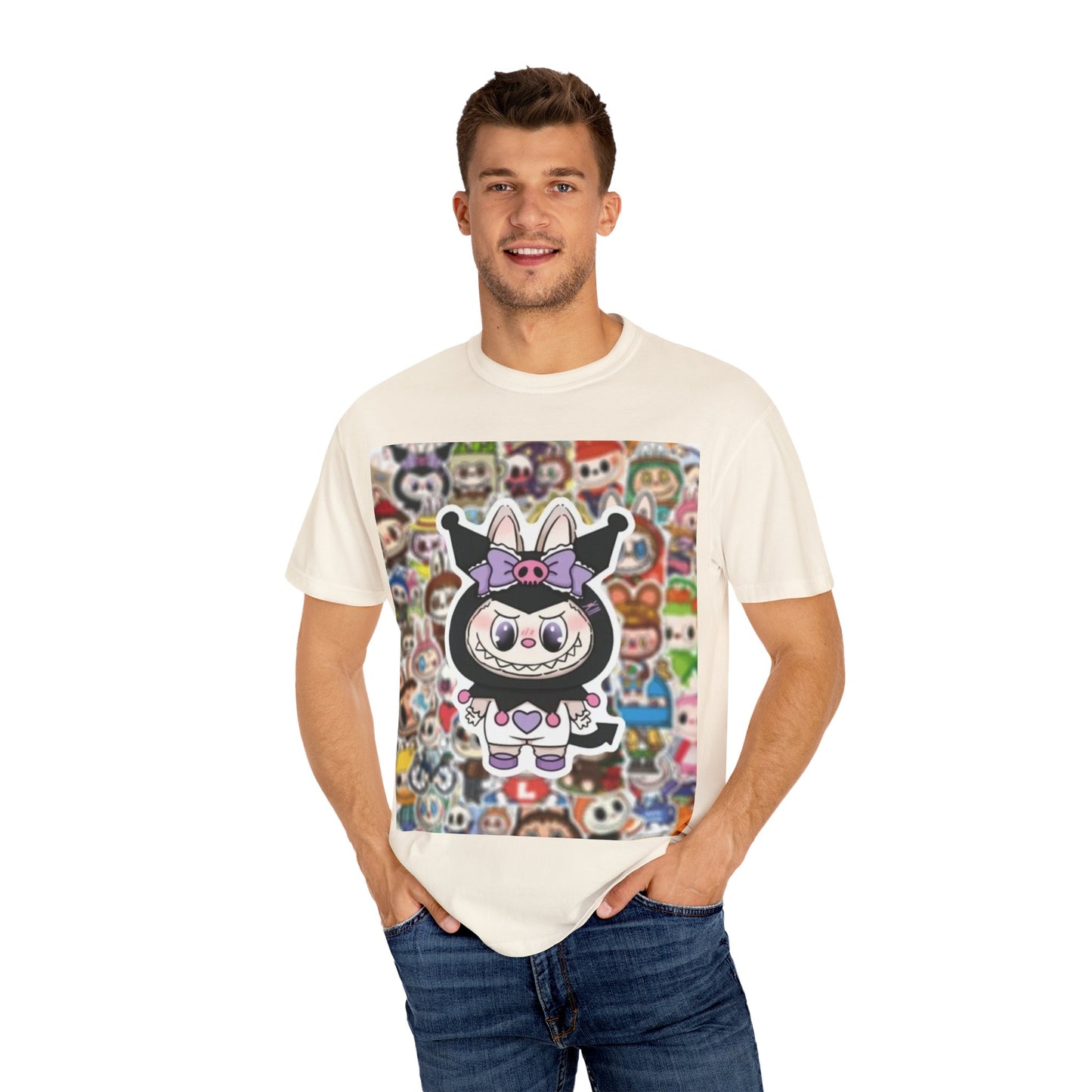 Cute Cartoon Character T-Shirt, Fun Graphic Tee for Kids & Adults, Perfect Gift for Birthdays & Holidays, Casual Wear, Trendy Fashion