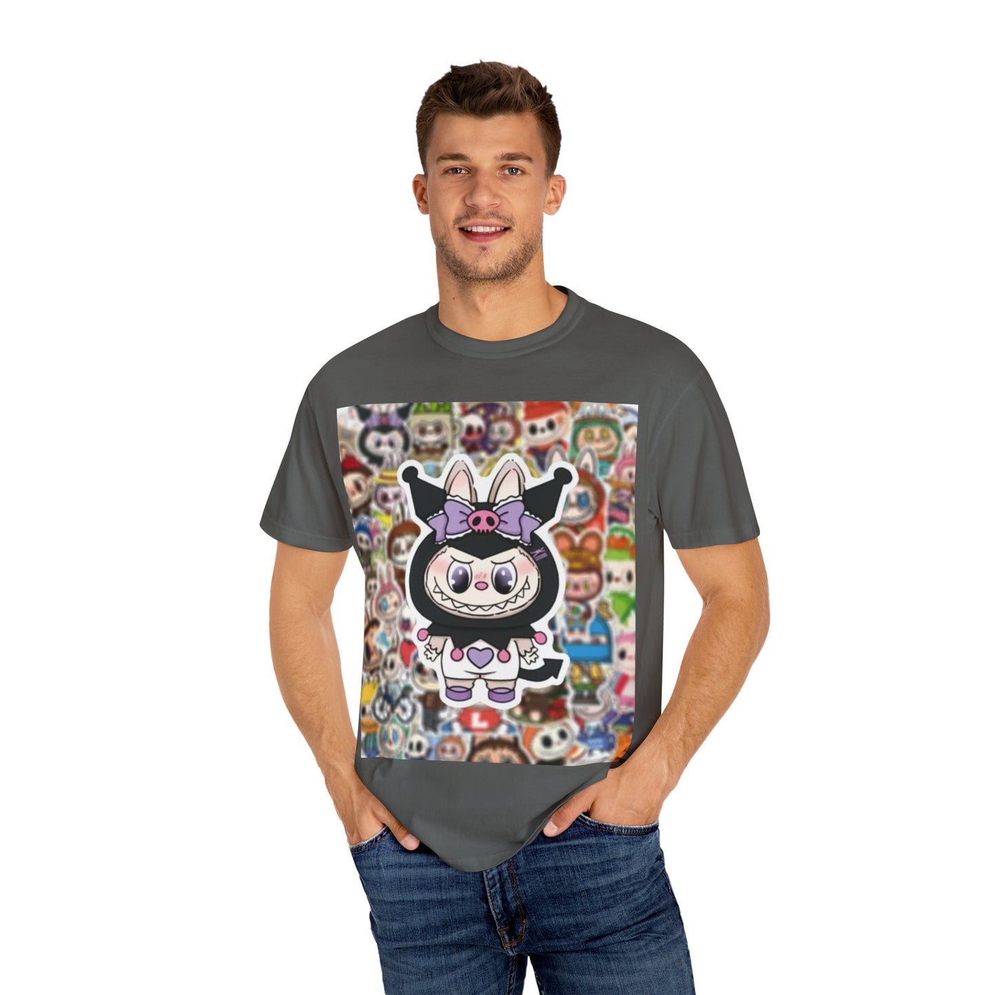 Cute Cartoon Character T-Shirt, Fun Graphic Tee for Kids & Adults, Perfect Gift for Birthdays & Holidays, Casual Wear, Trendy Fashion