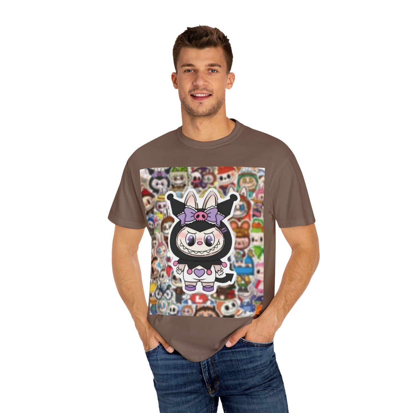 Cute Cartoon Character T-Shirt, Fun Graphic Tee for Kids & Adults, Perfect Gift for Birthdays & Holidays, Casual Wear, Trendy Fashion