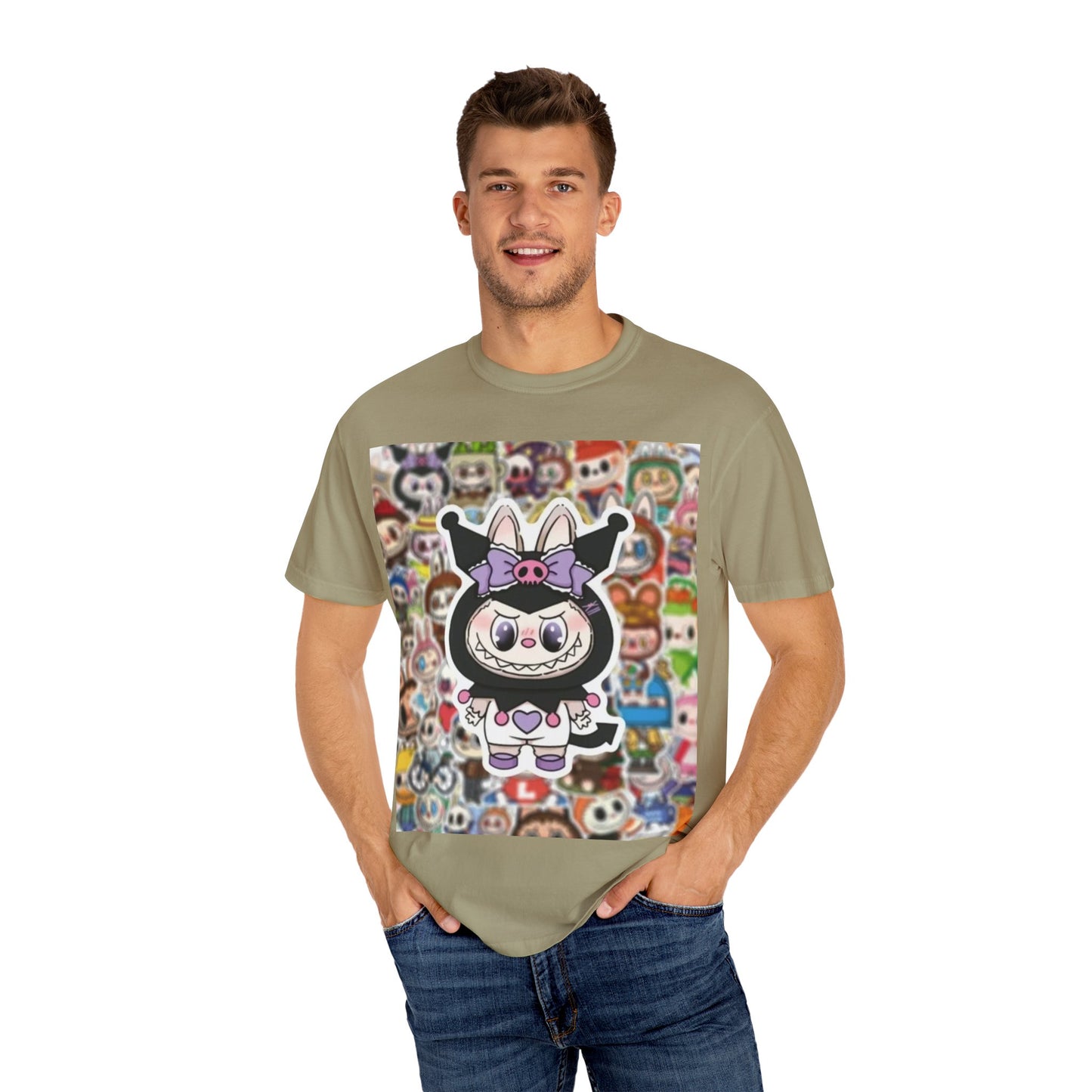 Cute Cartoon Character T-Shirt, Fun Graphic Tee for Kids & Adults, Perfect Gift for Birthdays & Holidays, Casual Wear, Trendy Fashion