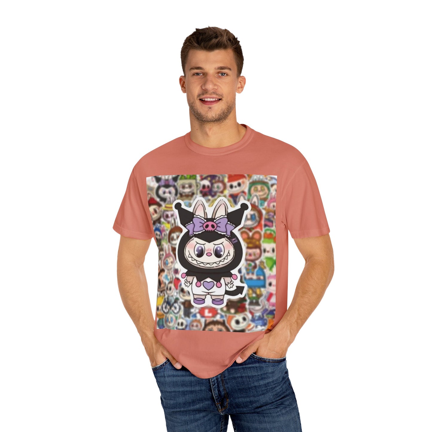 Cute Cartoon Character T-Shirt, Fun Graphic Tee for Kids & Adults, Perfect Gift for Birthdays & Holidays, Casual Wear, Trendy Fashion