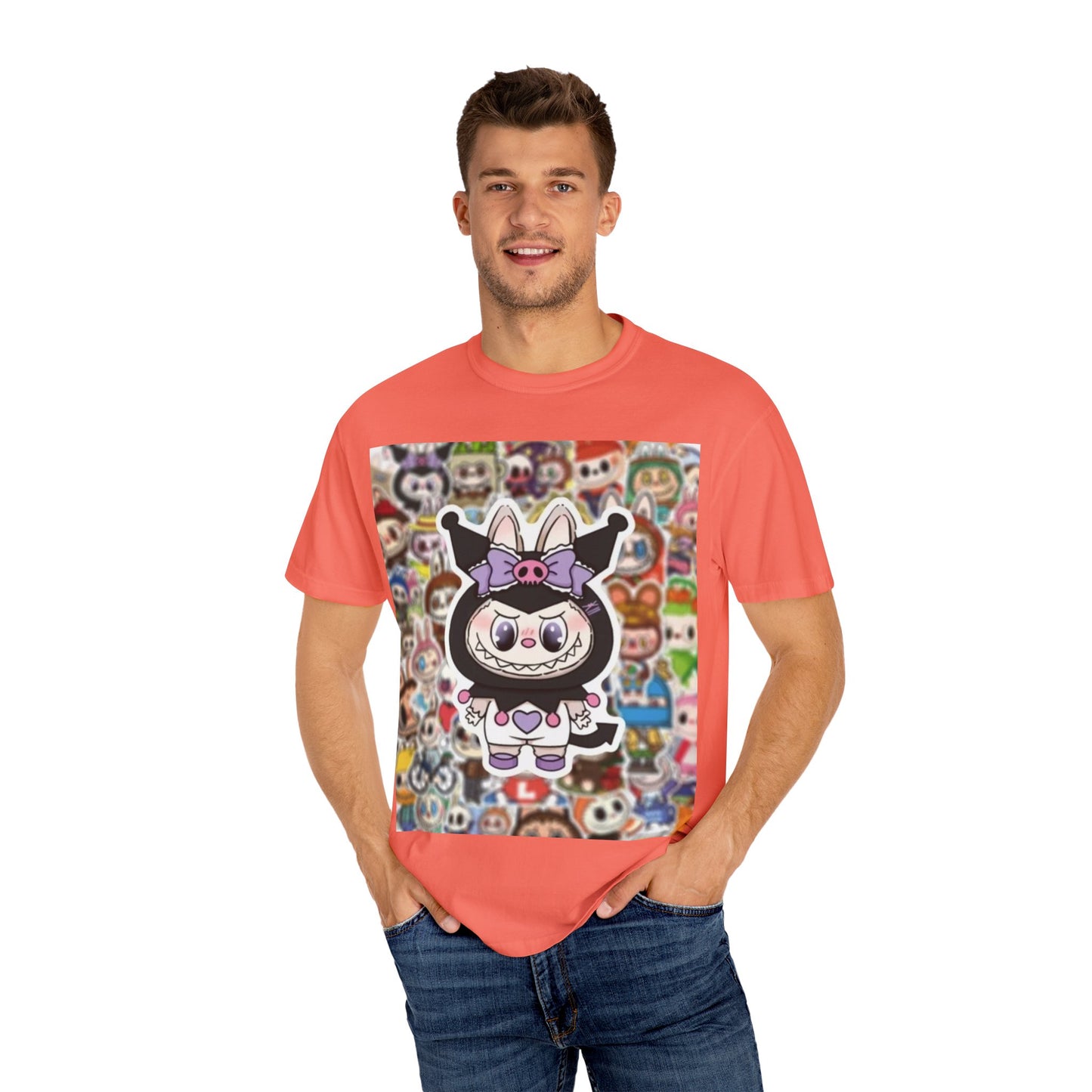 Cute Cartoon Character T-Shirt, Fun Graphic Tee for Kids & Adults, Perfect Gift for Birthdays & Holidays, Casual Wear, Trendy Fashion